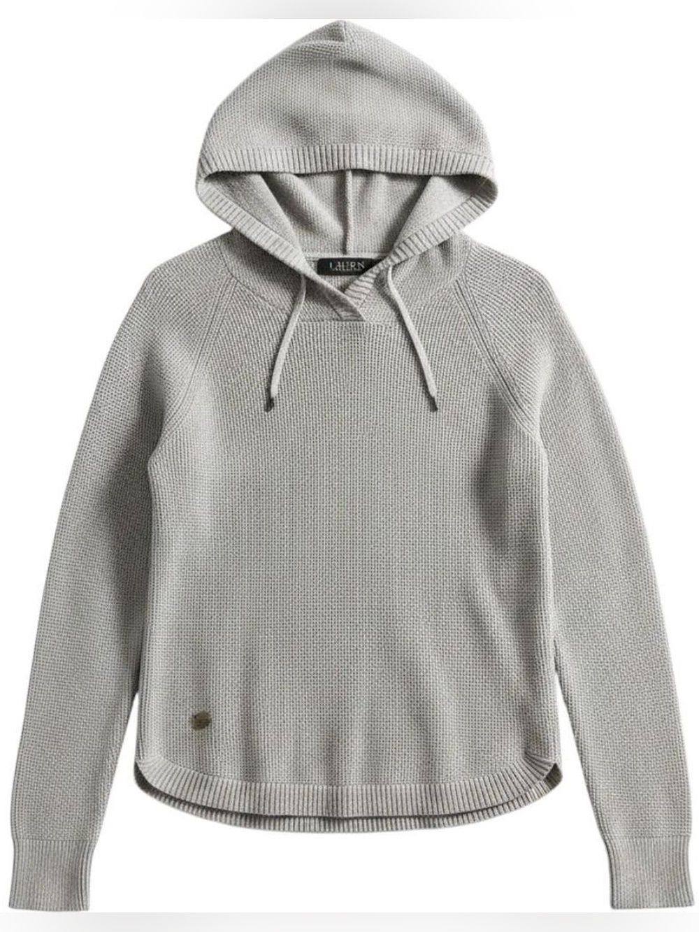 Lauren Ralph Lauren Gray Knit Hoodie